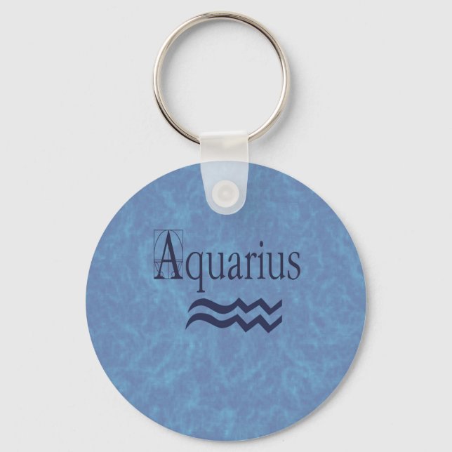 Aquarius, set #2 keychain (Front)