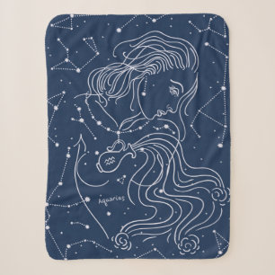 Aquarius Sherpa Blanket