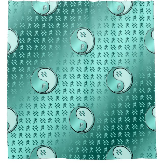 Aquarius Shower Curtain (Front)