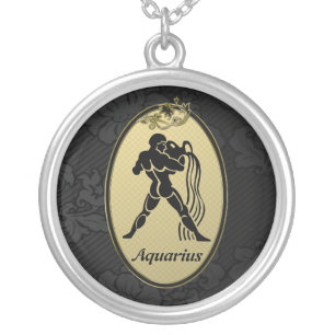 Aquarius Silver Plated Necklace