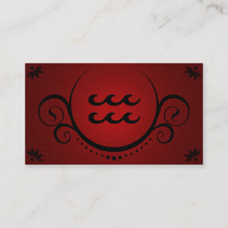 aquarius sophistications business card