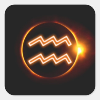 Aquarius Square Sticker