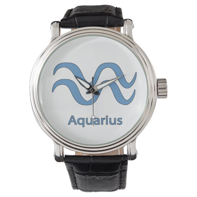 Aquarius Star Sign Watch (Front)