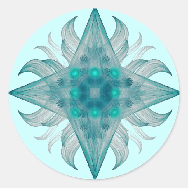 Aquarius Star Sticker (Front)