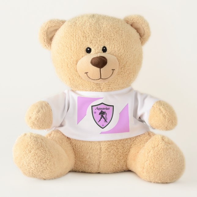Aquarius symbol        teddy bear (Front)