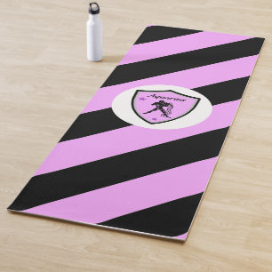 Aquarius symbol yoga mat