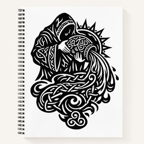 Aquarius — The Water Bearer by BurnsInHell Notebook