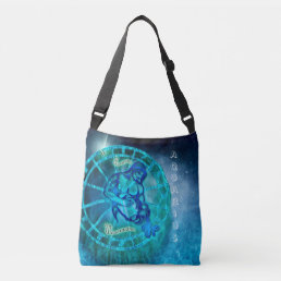 Aquarius the Water Bearer Horoscope Crossbody Bag