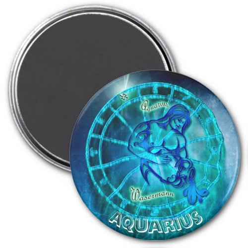 Aquarius the Water Bearer Horoscope Magnet