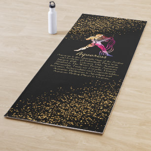 Aquarius the Water Bearer Yoga Mat