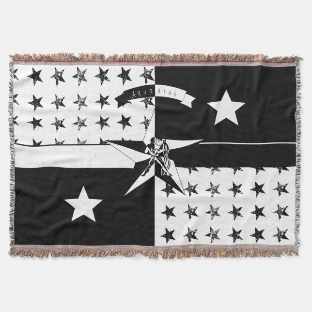 Aquarius Throw Blanket (Front)
