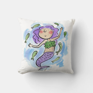 Aquarius Throw Pillow