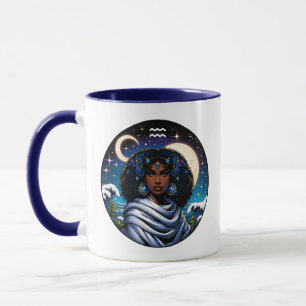 Aquarius Traits and Dates Water Bearer Mug