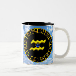 AQUARIUS Two-Tone COFFEE MUG