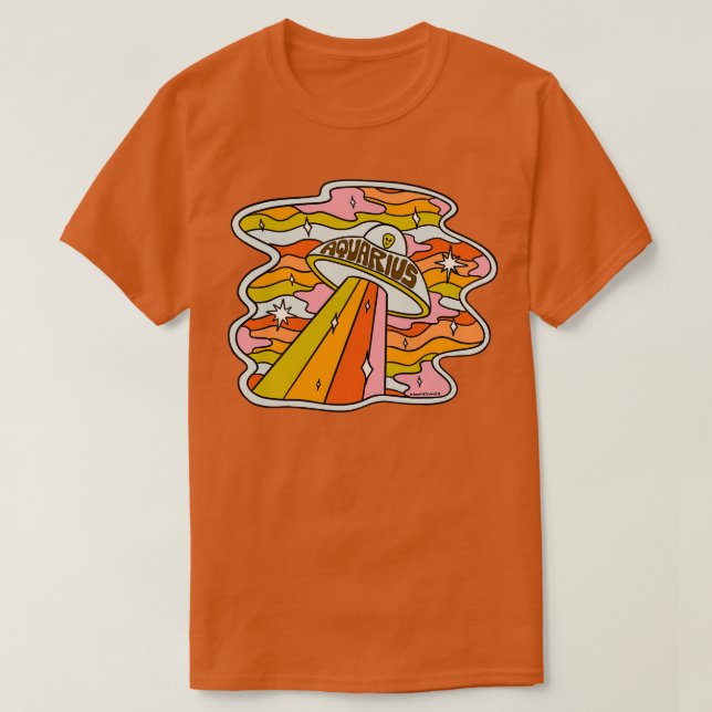 Aquarius UFO T-Shirt (Design Front)