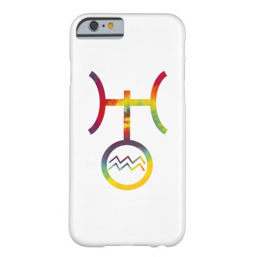 Aquarius Uranus Planetary Symbol Tie Dye Barely There iPhone 6 Case