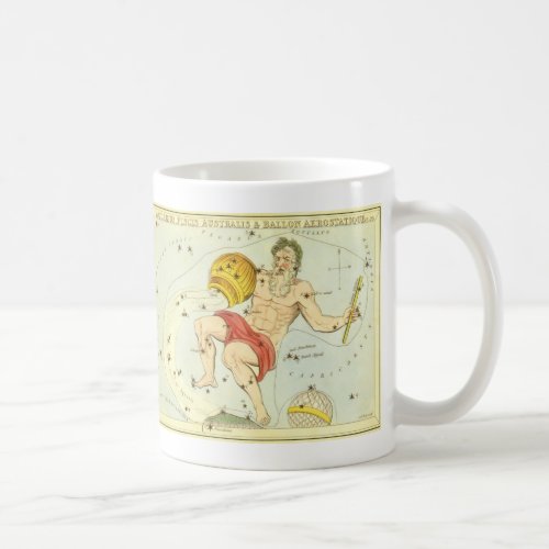 Aquarius Vintage Constellation Uranias Mirror Coffee Mug