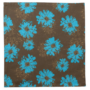 Aquarius Vintage Psychedelic Floral Cloth Napkin