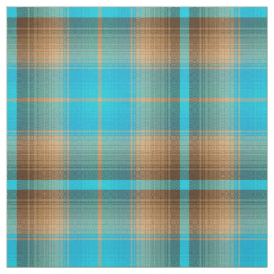 Aquarius Vintage Psychedelic Plaid Fabric