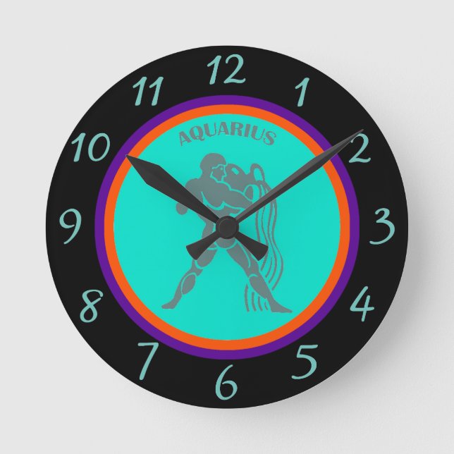 Aquarius Wall Clock (Front)