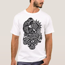 Aquarius Water‑Bearer — Celtic Knotwork Zodiac