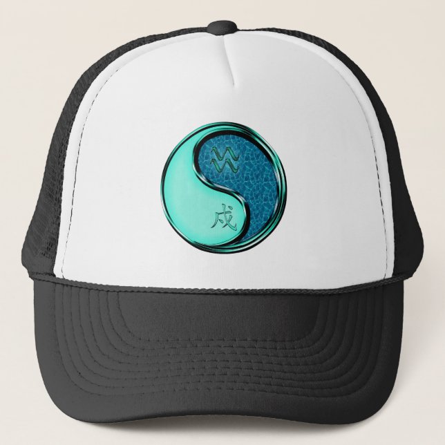 Aquarius & Water Dog Trucker Hat (Front)