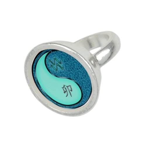 Aquarius & Water Rabbit Ring