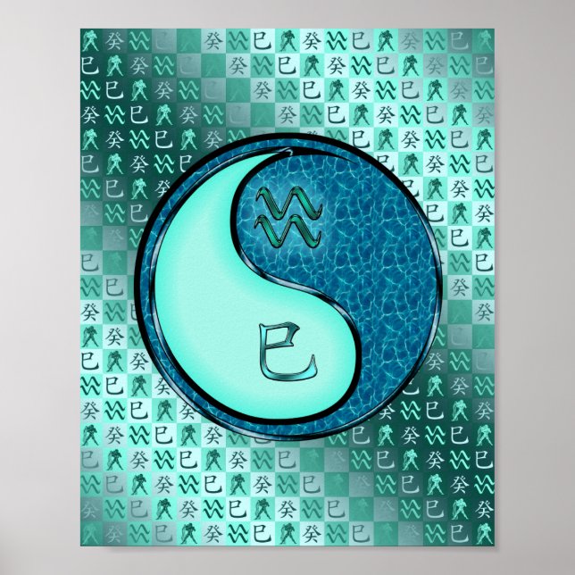 Aquarius & Water Snake Poster (Front)