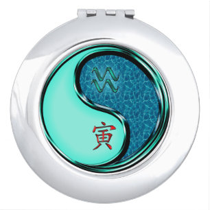 Aquarius & Water Tiger Compact Mirror