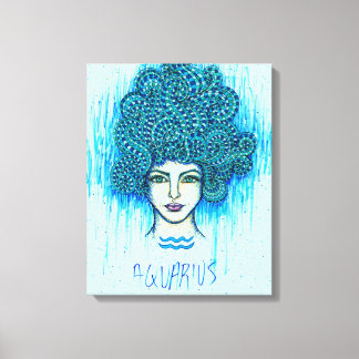 Aquarius Woman Canvas Print
