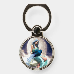 Aquarius – Woman Pouring Water From a Jug Phone Ring Stand