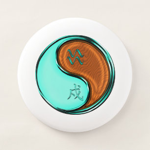 Aquarius & Wood Dog Wham-O Frisbee