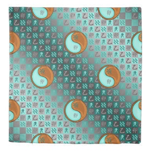 Aquarius & Wood Rabbit Duvet Cover