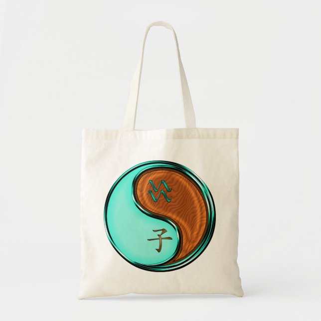 Aquarius & Wood Rat Tote Bag (Front)