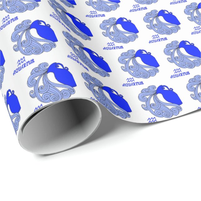 Aquarius Wrapping Paper (Roll Corner)