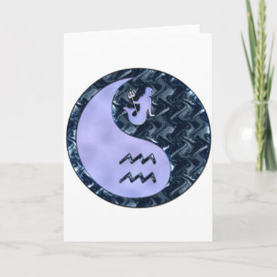 Aquarius Yin Yang Card