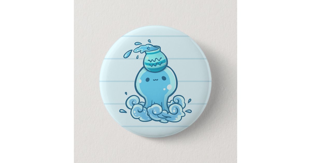 Aquarius Zodiac Animal Button | Zazzle Aquarius Zodiac Animal Button | Zazzle