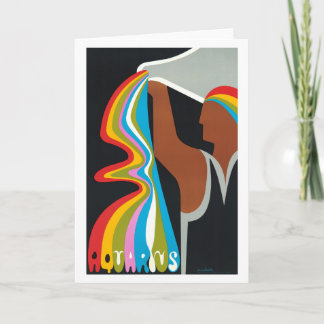 Aquarius Zodiac Birthday Card