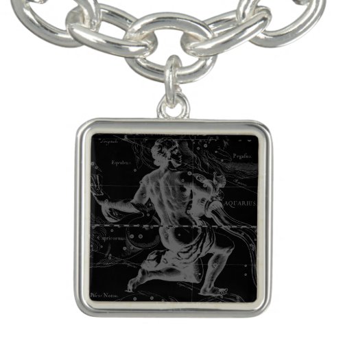 Aquarius Zodiac Constellation Hevelius 1690 Bracelet