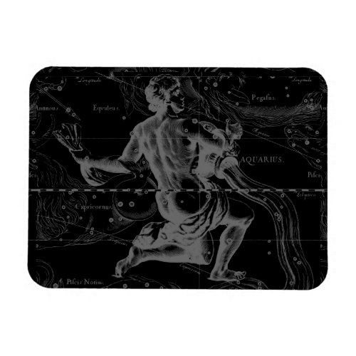 Aquarius Zodiac Constellation Hevelius 1690 Magnet