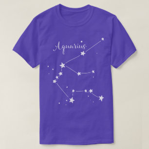 Aquarius Zodiac Constellation T-shirt