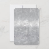 Aquarius Zodiac Distressed Silver Steel Style (Back)