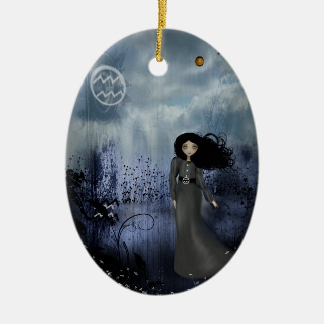 Aquarius - Zodiac Girls - Ornament (Front)