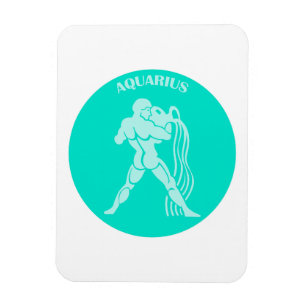 Aquarius, Zodiac Sign, Horoscope, Astrology Magnet