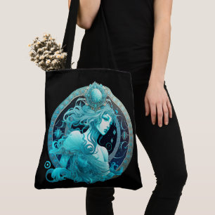 Aquarius Zodiac sign Tote Bag