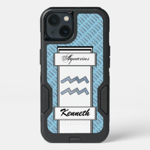 Aquarius Zodiac Symbol Element by Kenneth Yoncich iPhone 13 Case