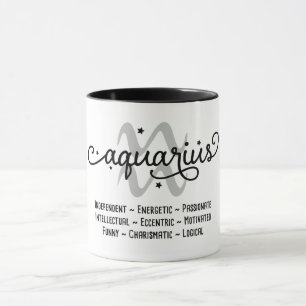 Aquarius Zodiac Traits Mug