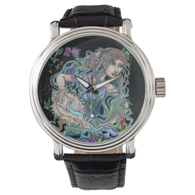 Aquarius Zodiac wrist watch (Front)