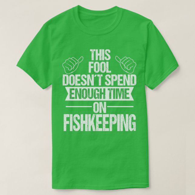 Aquascape Coral Reef Aquascaping Fishkeeper T-Shirt (Design Front)