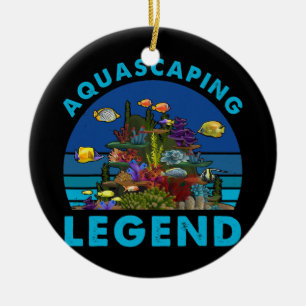 Aquascaping Legend Aquarium Design For Aquarist Ceramic Ornament